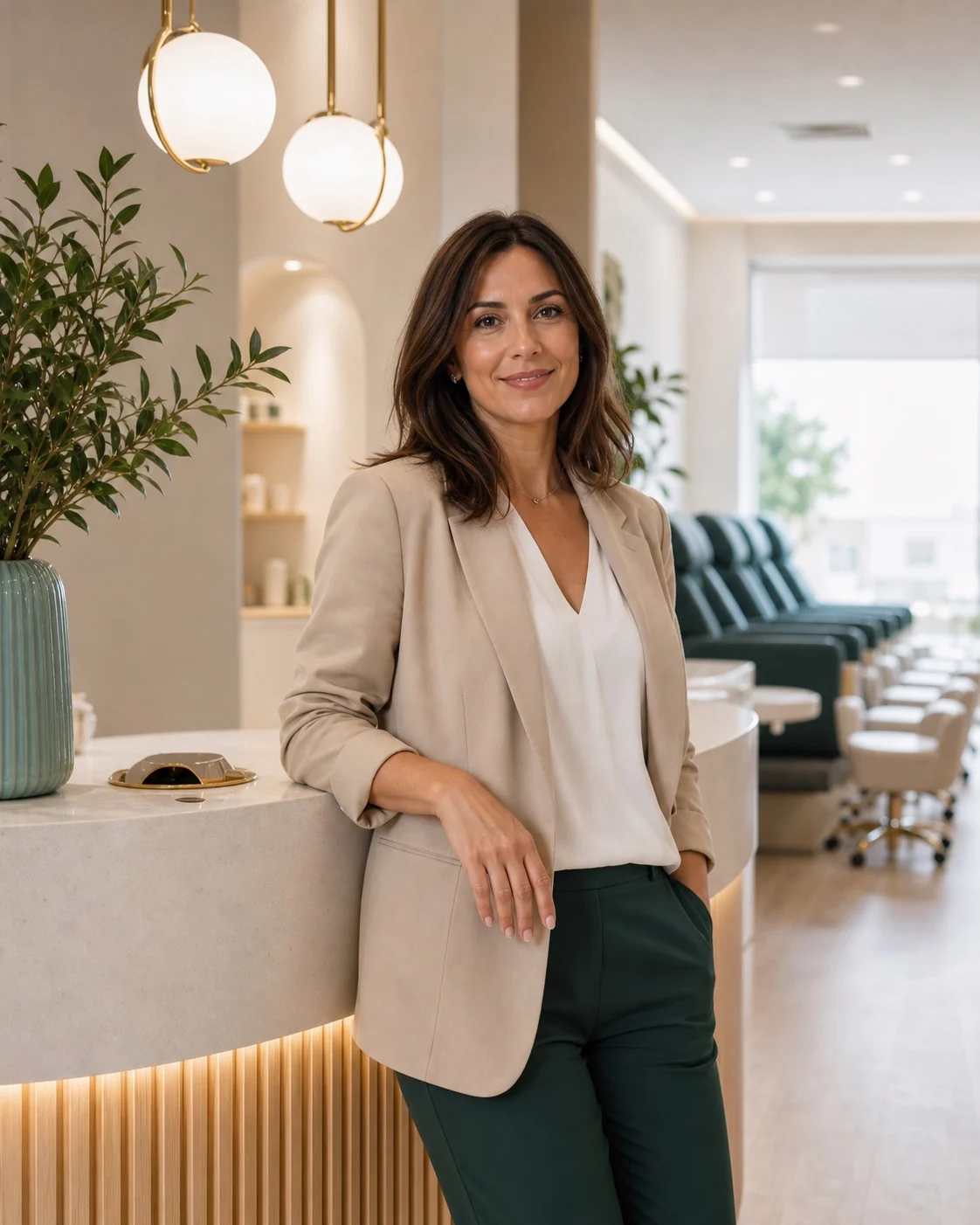 Responsable de un centro Charm Nail en el salón